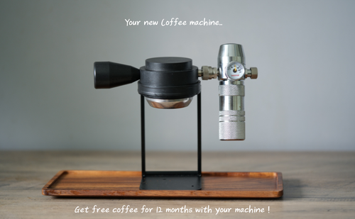 Espresso Press Coffee Machine Premium Bundle | 12 Months of Coffee + Free Accessories